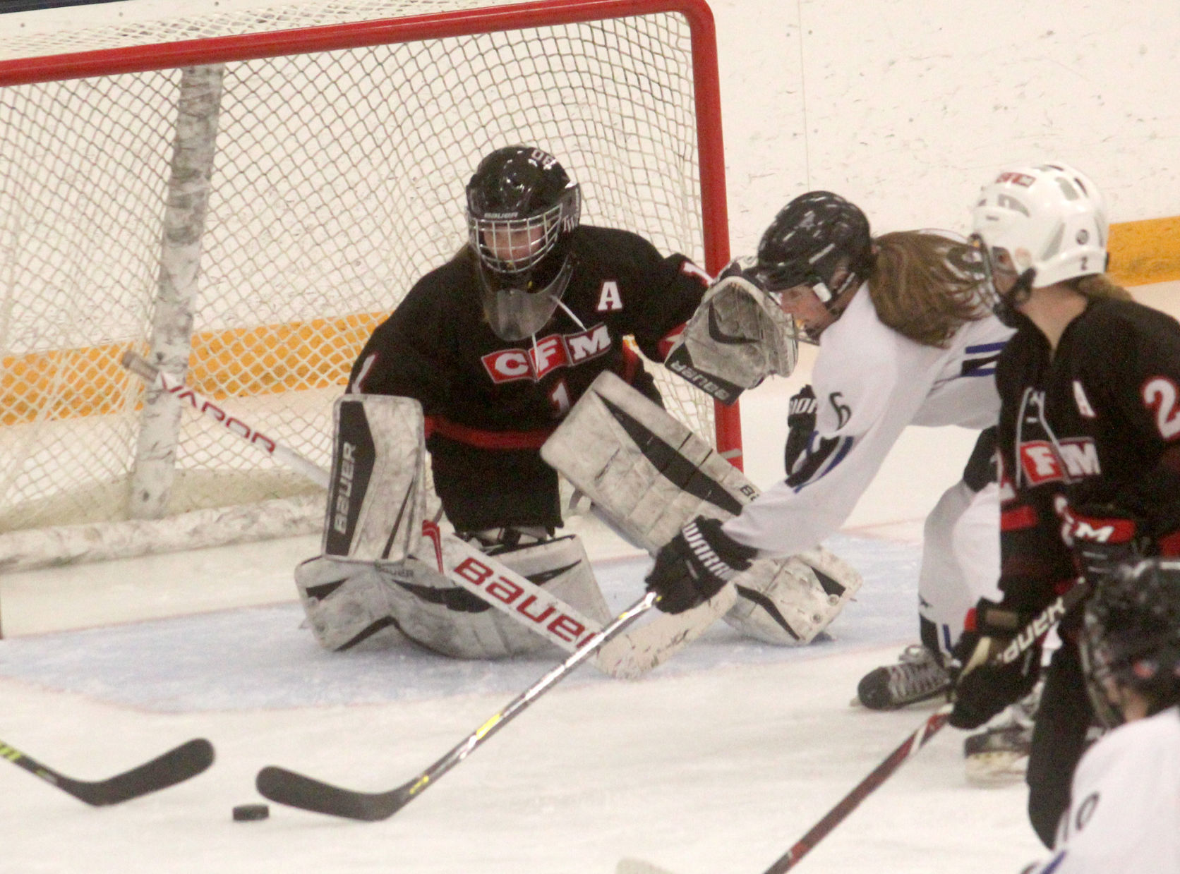 Chi-Hi/Menomonie girls hockey at Eau Claire Area 12-13-18